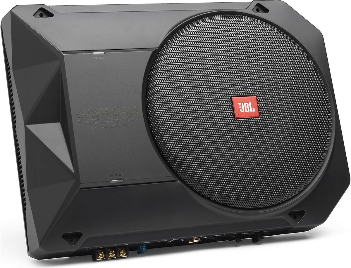JBL Bass Pro SL2 - Subwoofer para debajo del asiento de 8 pulgadas