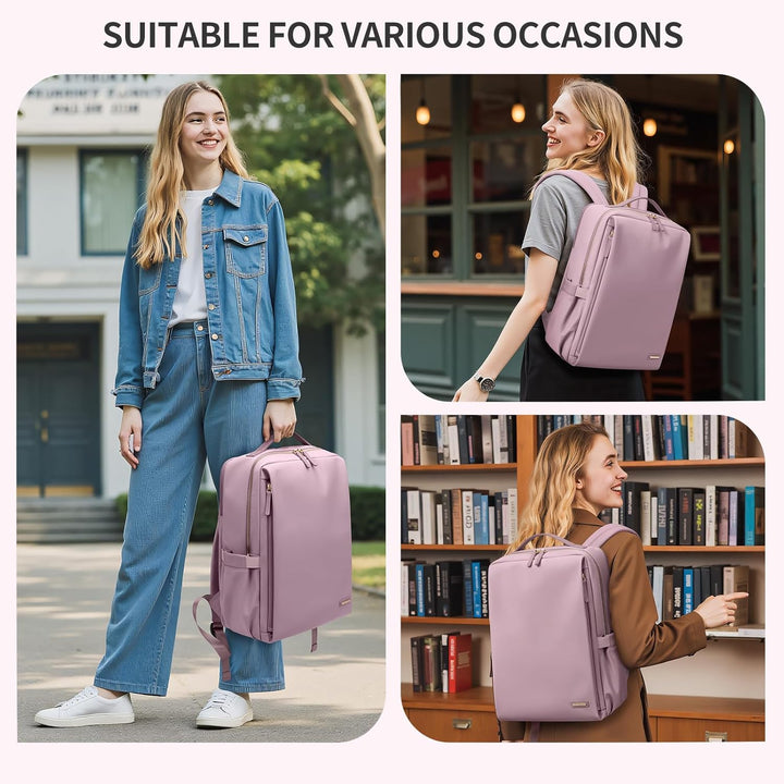 GOLF SUPAGS Elegante mochila para laptop para mujer, aprobada por a...
