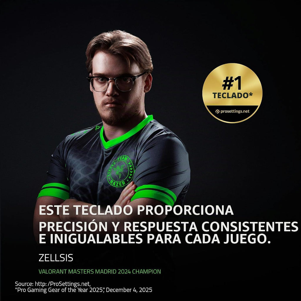 Razer Huntsman V3 Pro TKL Esports Gaming teclado, negro