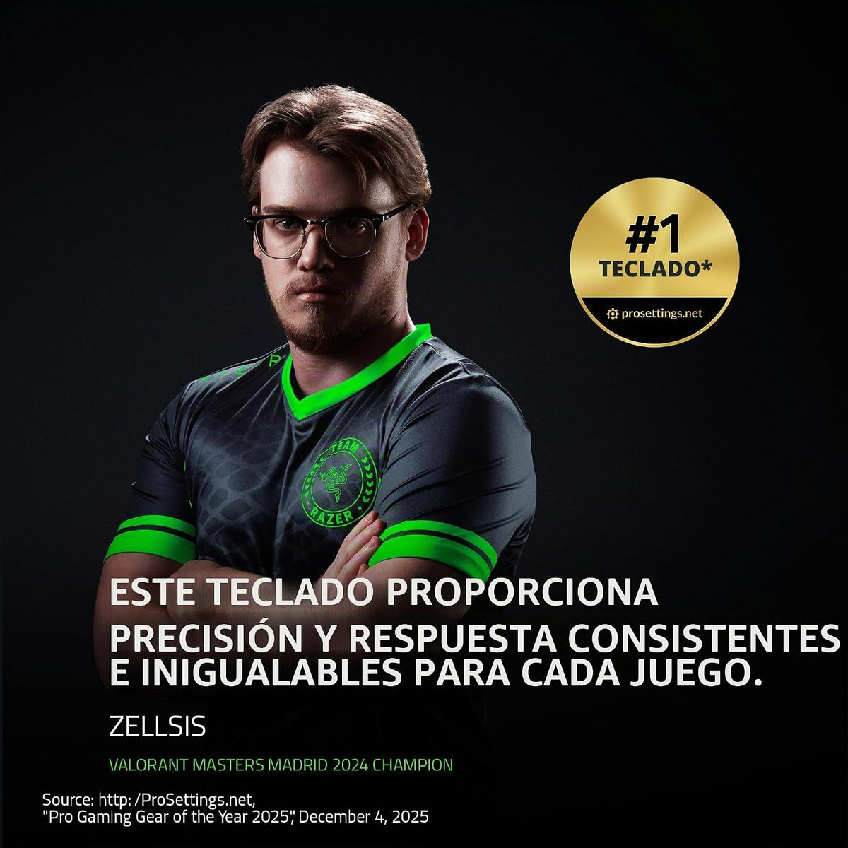 Razer Huntsman V3 Pro TKL Esports Gaming teclado, negro