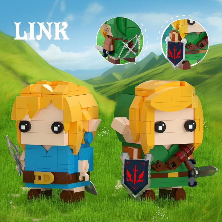 Latephiy BOTW Link - Juego de construcción de figuras de personajes...