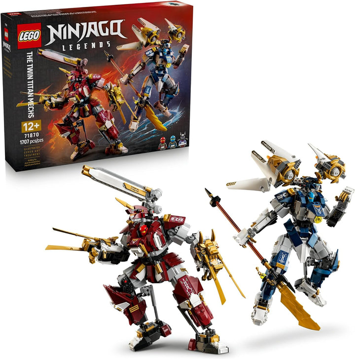 LEGO NINJAGO The Twin Titan Mechs - Building Toy for Boys &amp; Gir...