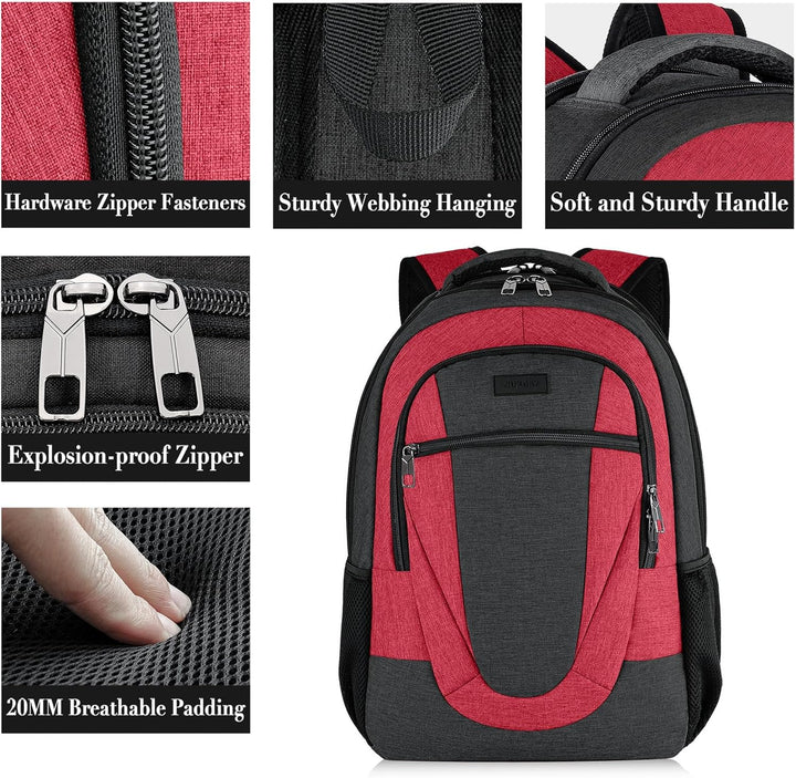 Mochila de Viaje para Laptop para Mujeres y Hombres, Mochila Escola...