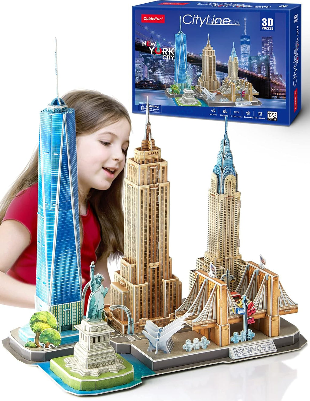 CubicFun rompecabezas 3D para niños de 8-10 años - Nueva York (New York City)