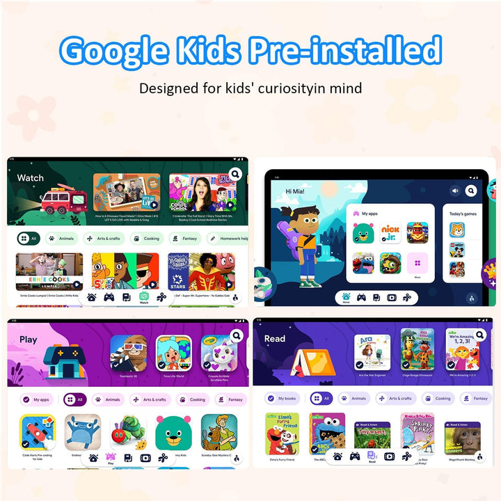 WXUNJA Tablet Android 15 Kids 2025, tabletas actualizadas de 10.1 p...