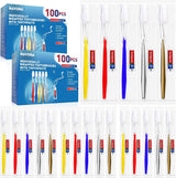 Navona 200 cepillos de dientes desechables con pasta de dientes a g...