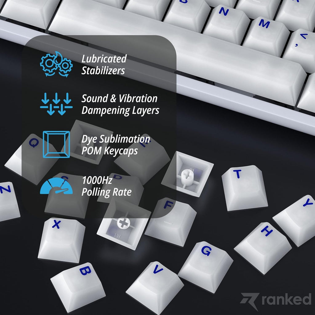 Ranked Master M65 HE 65% | Tecnología de disparo rápido | Teclado m...