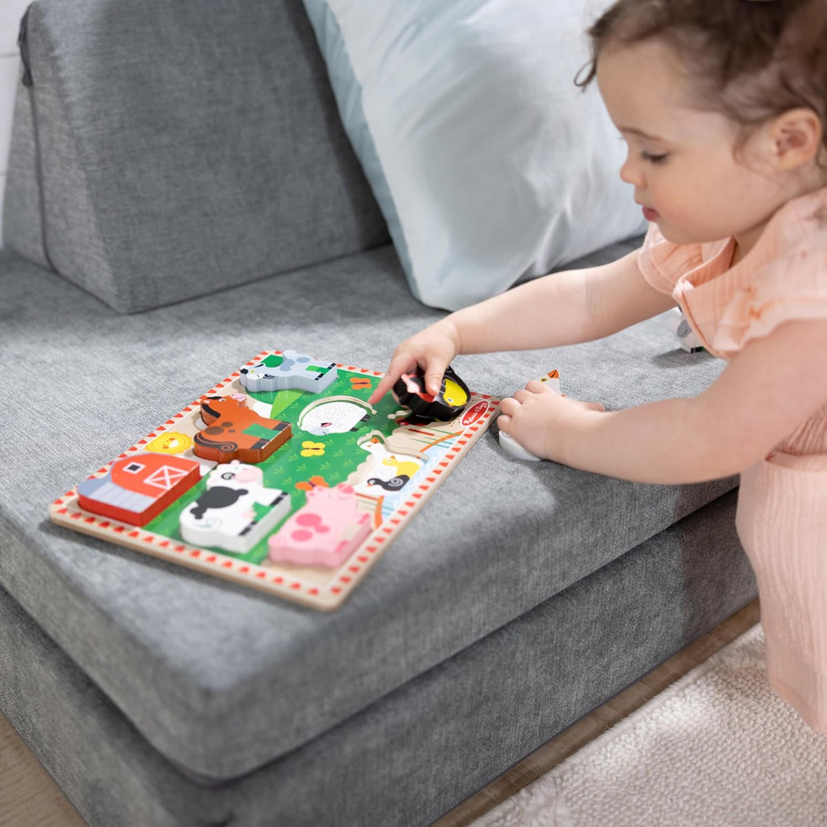 Melissa & Doug Paquete de rompecabezas de piezas gruesas