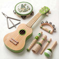 7 en 1 instrumentos musicales de madera para niños, juguetes