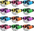 Yunsailing - Binoculares compactos prueba de golpes, 12 unidades, multicolor