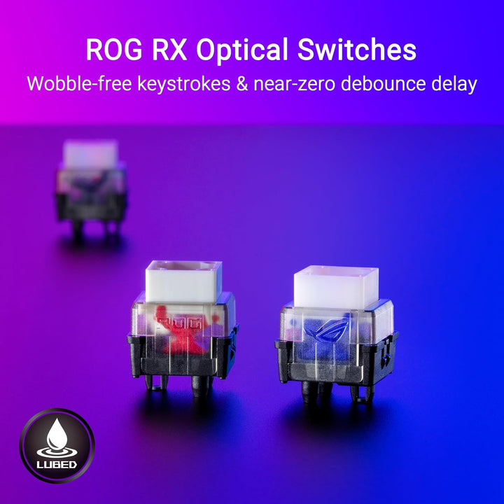 Teclado óptico inalámbrico para juegos ASUS ROG Strix Scope II 96 R...