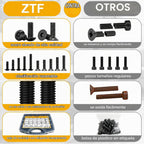 ZTF 4065pcs Metric Screw Assortment Kit，M2 M3 M4 M5 Assorted Screws