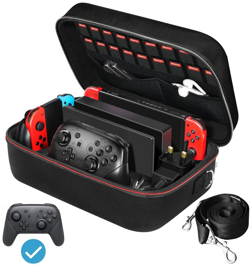 iVoler Estuche de almacenamiento para Nintendo interruptor/interruptor OLED 2021