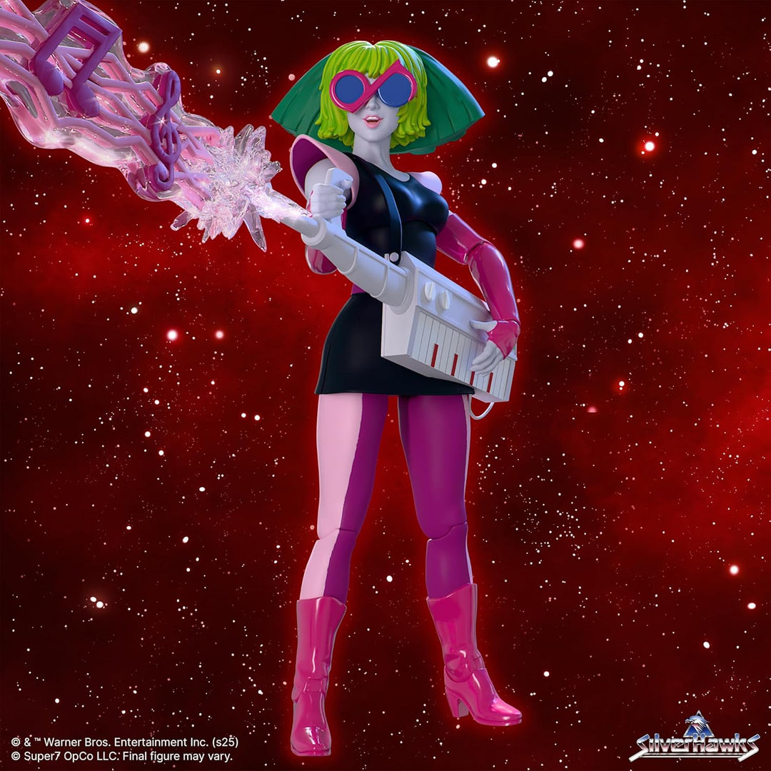 Super7 ¡ULTIMATES! SilverHawks Melodia (Toon) - Figura de acción Si...