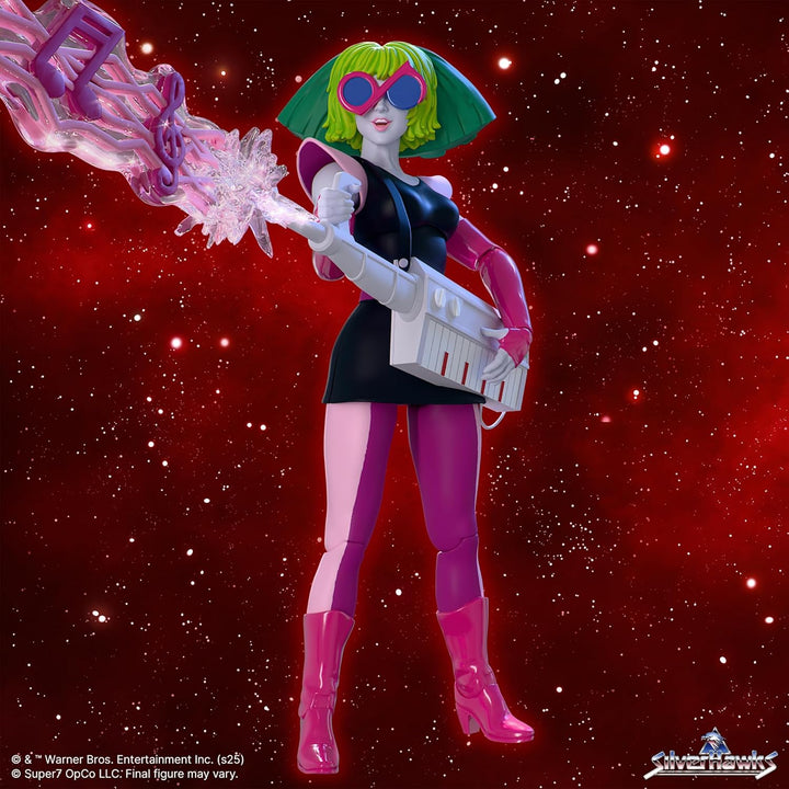 Super7 ¡ULTIMATES! SilverHawks Melodia (Toon) - Figura de acción Si...