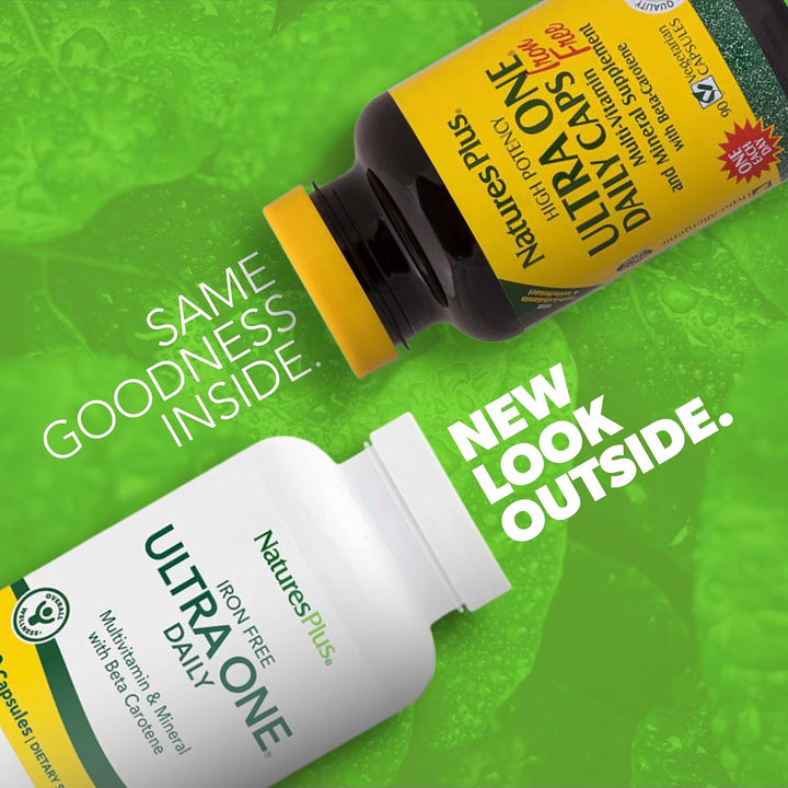 NaturesPlus Ultra One Daily sin hierro \u2013 90 cápsulas de acción...