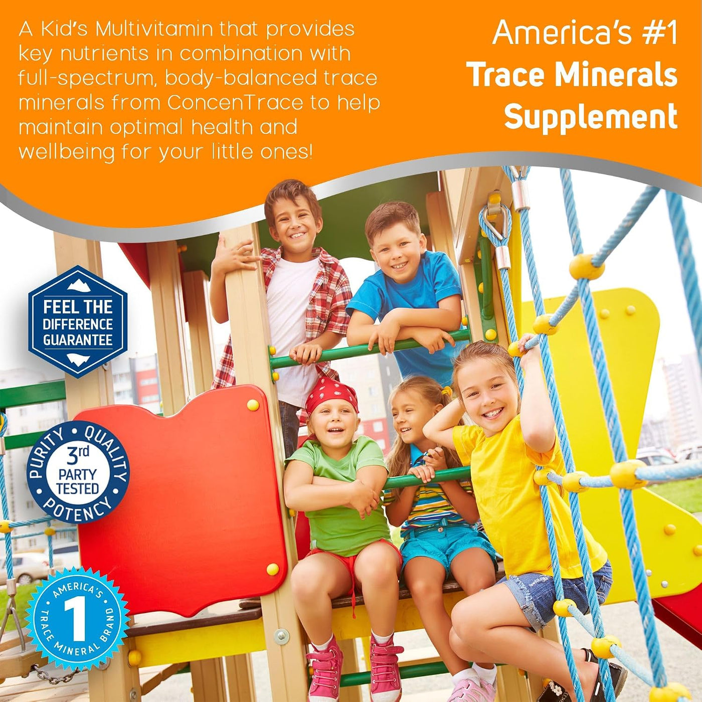 Trace Minerals Suplemento multivitamínico líquido múltiple para niñ...