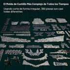 CubicFun Flying Dutchman - Rompecabezas de barco pirata 3D con LED verdes