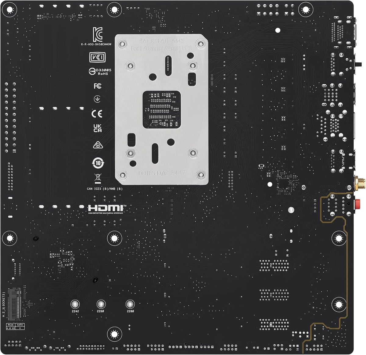 ASUS B650EM MAX Gaming WiFi AMD B650 mATX placa base, DDR5, PCIe 5....