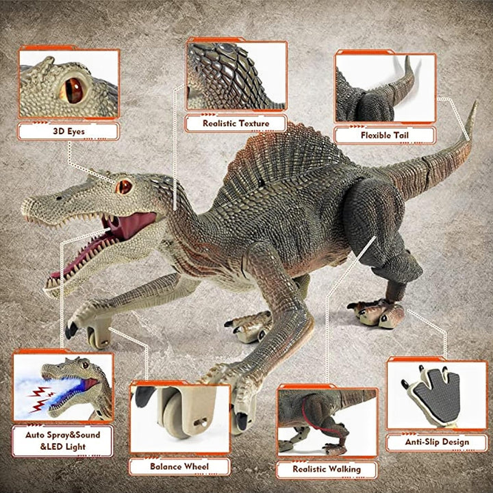 Juguetes de dinosaurio mejorados para niños de 3, 5 y 7 años, jugue...