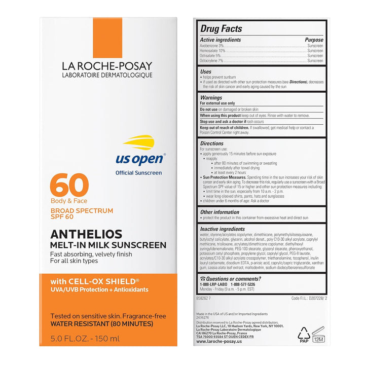 La Roche-Posay Anthelios Melt-In Milk Protector solar SPF 60, prote...