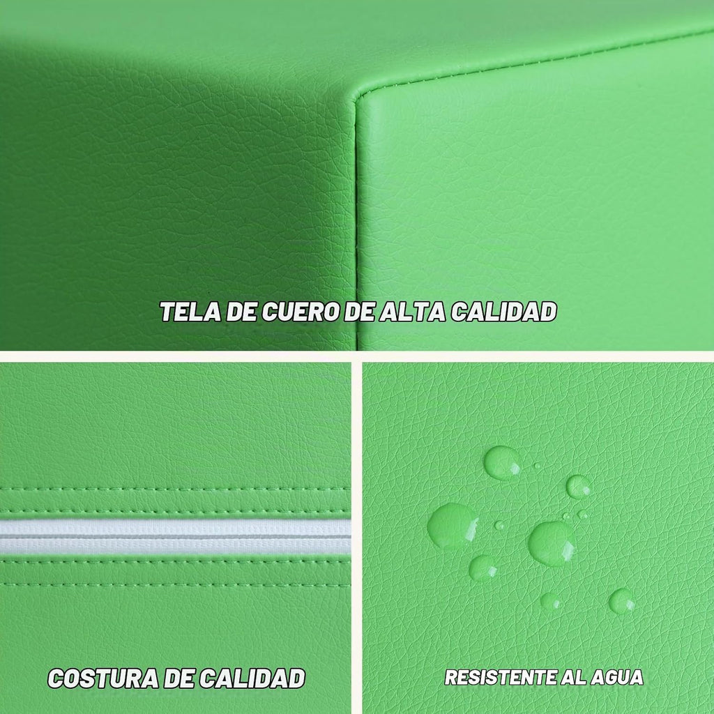 Juguetes de Escalada de Cuero PU Suave de 6 Piezas para Niños Pequeños, Bloques de Escalada de Espuma para Bebés para Niños Pequeños, Estructuras de Gimnasio de Juego de Espuma Escalador para