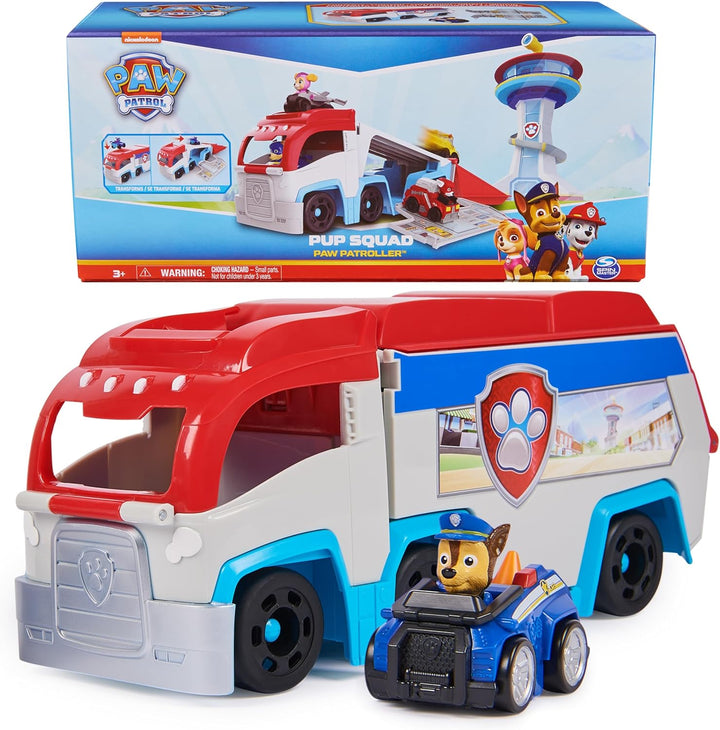 Paw Patrol: Pup Squad Patroller - Vehículo del equipo, camión de ju...
