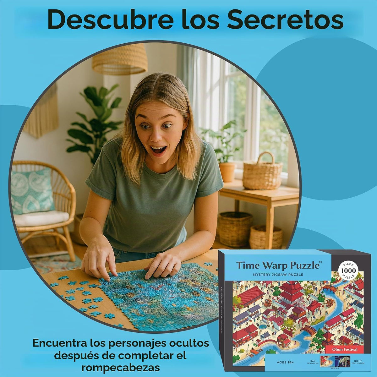 Time Warp Puzzle - Obon Festival - Rompecabezas de 1000 piezas para adultos