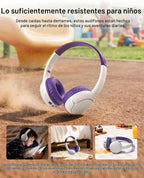 Belkin SoundForm Mini 2 Auriculares para niños, inalámbricos y con cable