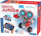Thames & Kosmos Robotics Smart Machines Junior STEM Kit, construye y codifica los movimientos, velocidad, luces y sonidos de tu robot, para mayores de 8 años, utiliza sin pantalla con botones