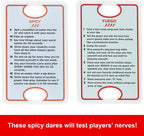 Mattel Games UNO Dare - Juego de cartas solo para adultos para noche de juegos, viajes, camping y fiesta