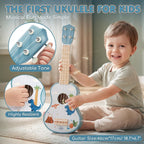 Lehoo Castle - Juego de guitarra para niños, dinosaurio para niños de 2, 3