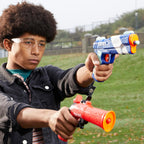 Nerf Fortnite Paquete Doble Incluye 2 Lanzamisiles (Flint-Knock y LP) y 6 Dardos de Espuma Elite