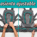 Maleta de mano Infantino, tamaño único, color gris