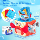 hahaland Caja de pañuelos para bebé juguetes para bebés de