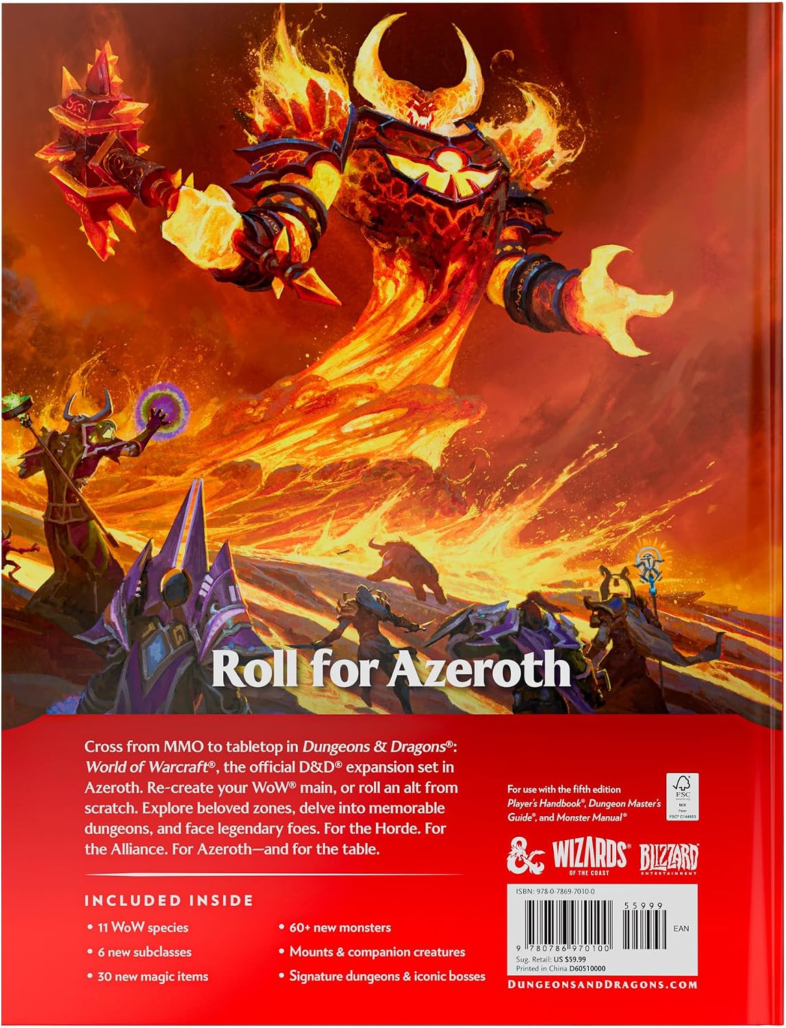 Dungeons & Dragons: World of Warcraft (Libro de expansión de juego D & D)