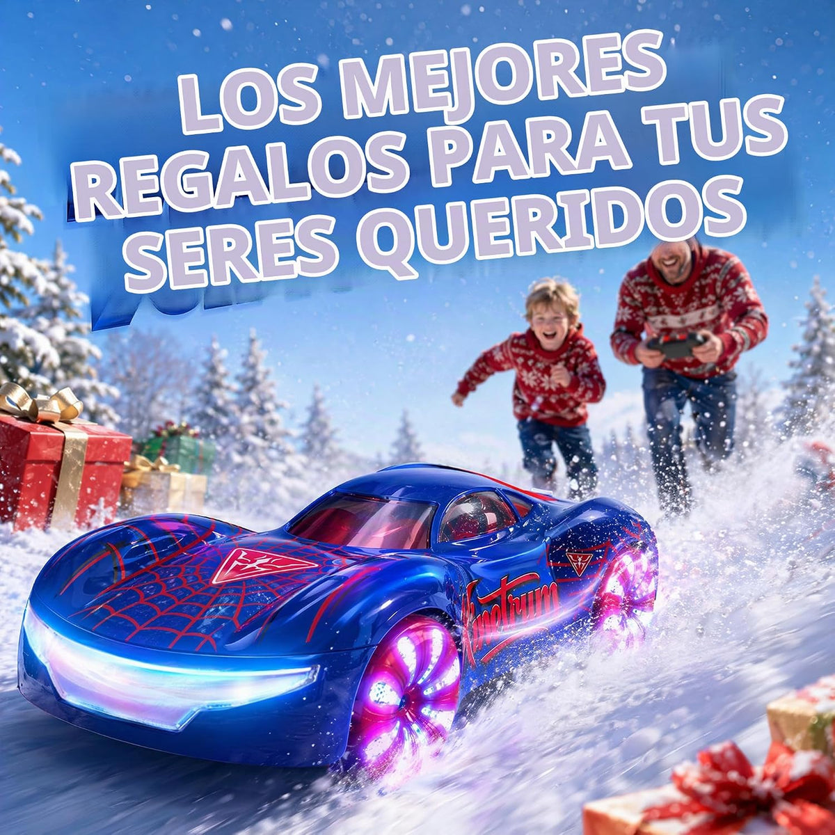 Coche de acrobacias RC con detección de gestos, auto de control remoto 4WD