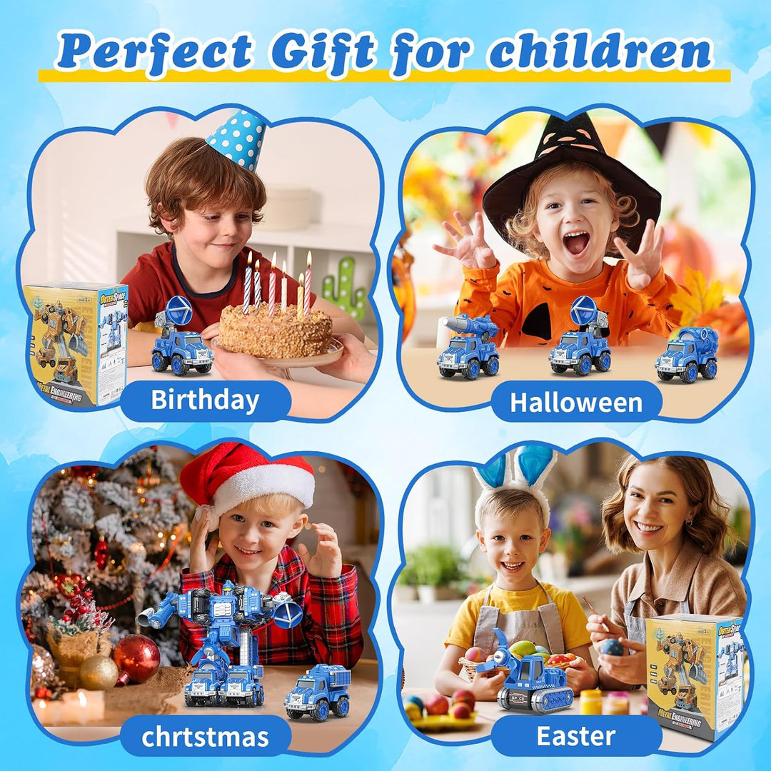 Juguetes para niños de 3, 4, 5, 6 años \u2013 Juego de vehículos de...