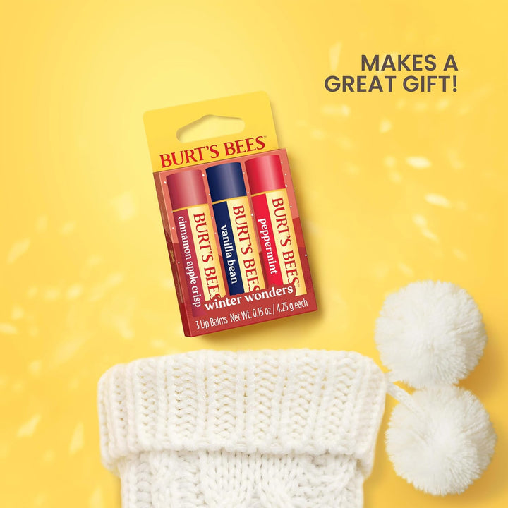 Burt's Bees Winter Wonders - Juego de bálsamo labial, cuidado d...
