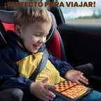 Gamie Juegos de viaje de tablero magnético para niños, incluye 12 juegos divertidos retro, diseño compacto de 5 pulgadas, artículos esenciales de viaje en caja individual para niños de 4 a 8, 8 a 12 años, viajes por carretera, avión, campamento, para toda
