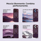 CASEKOO Texture Purple 360 Spin Soporte magnético para iPhone 18 Pro Max