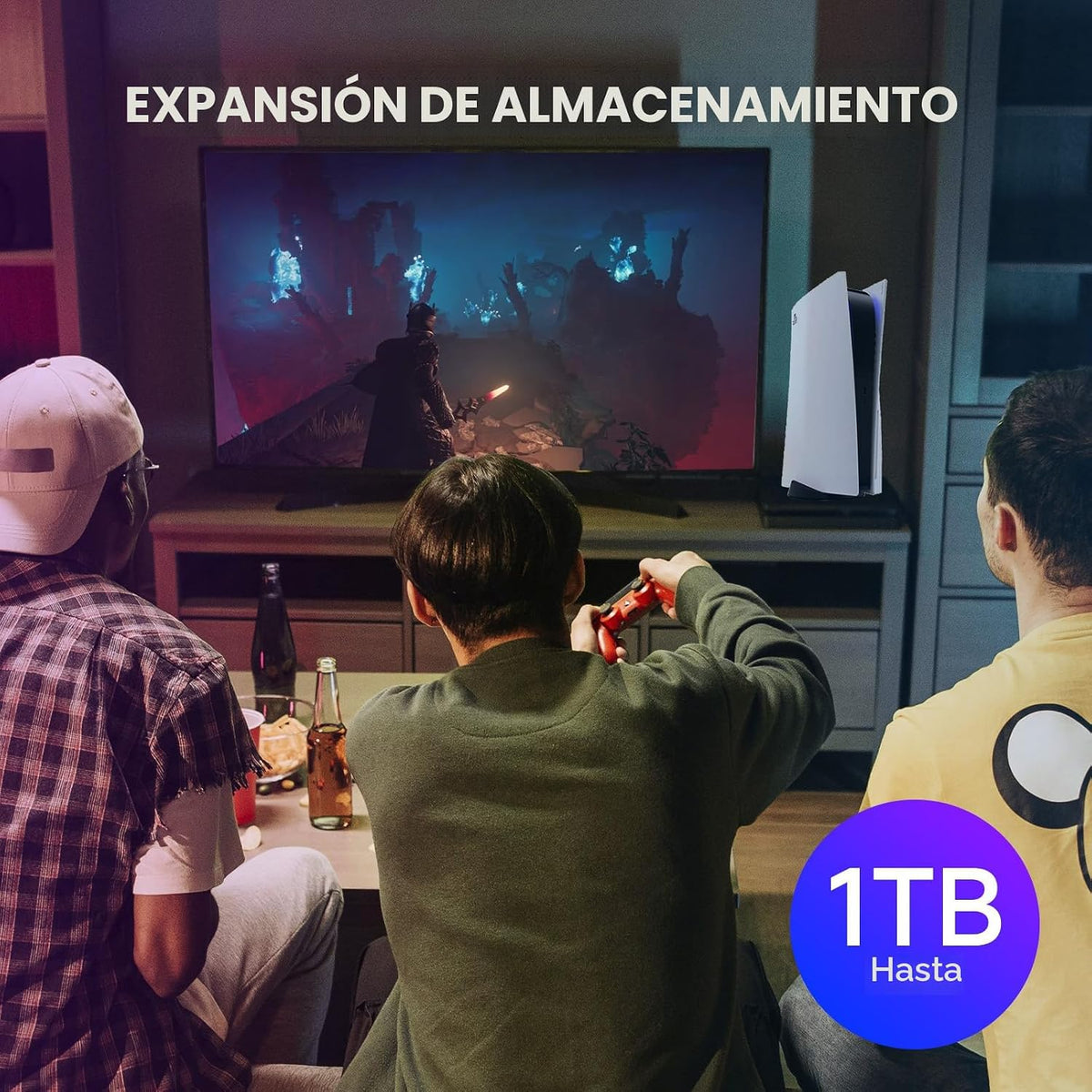 fanxiang 1TB NVMe SSD interno para juegos para PS5 con disipador de...
