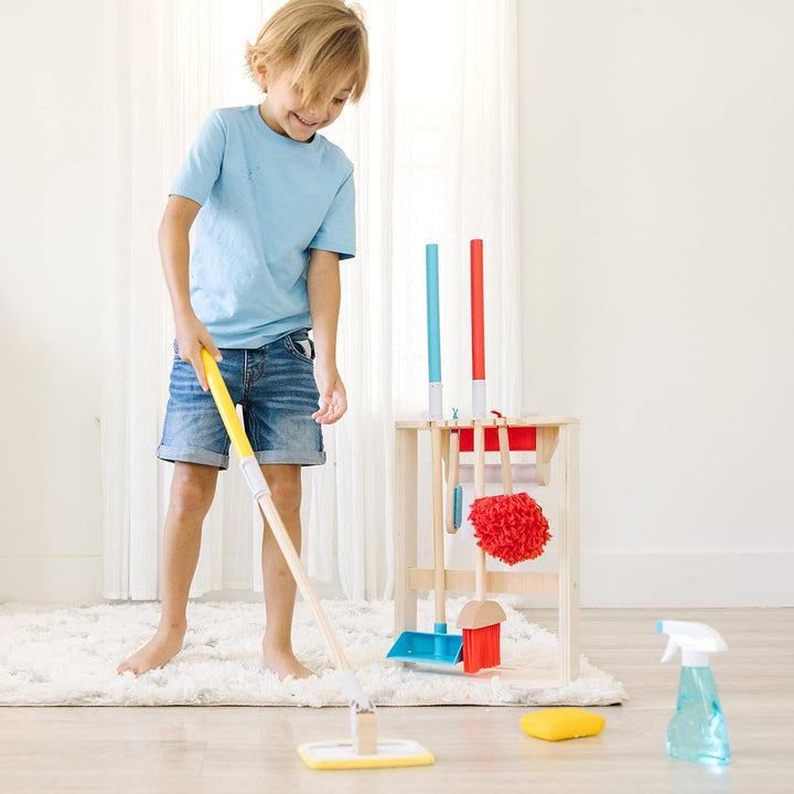 Melissa &amp; Doug Juego de limpieza Deluxe Sparkle &amp; Shine (11...