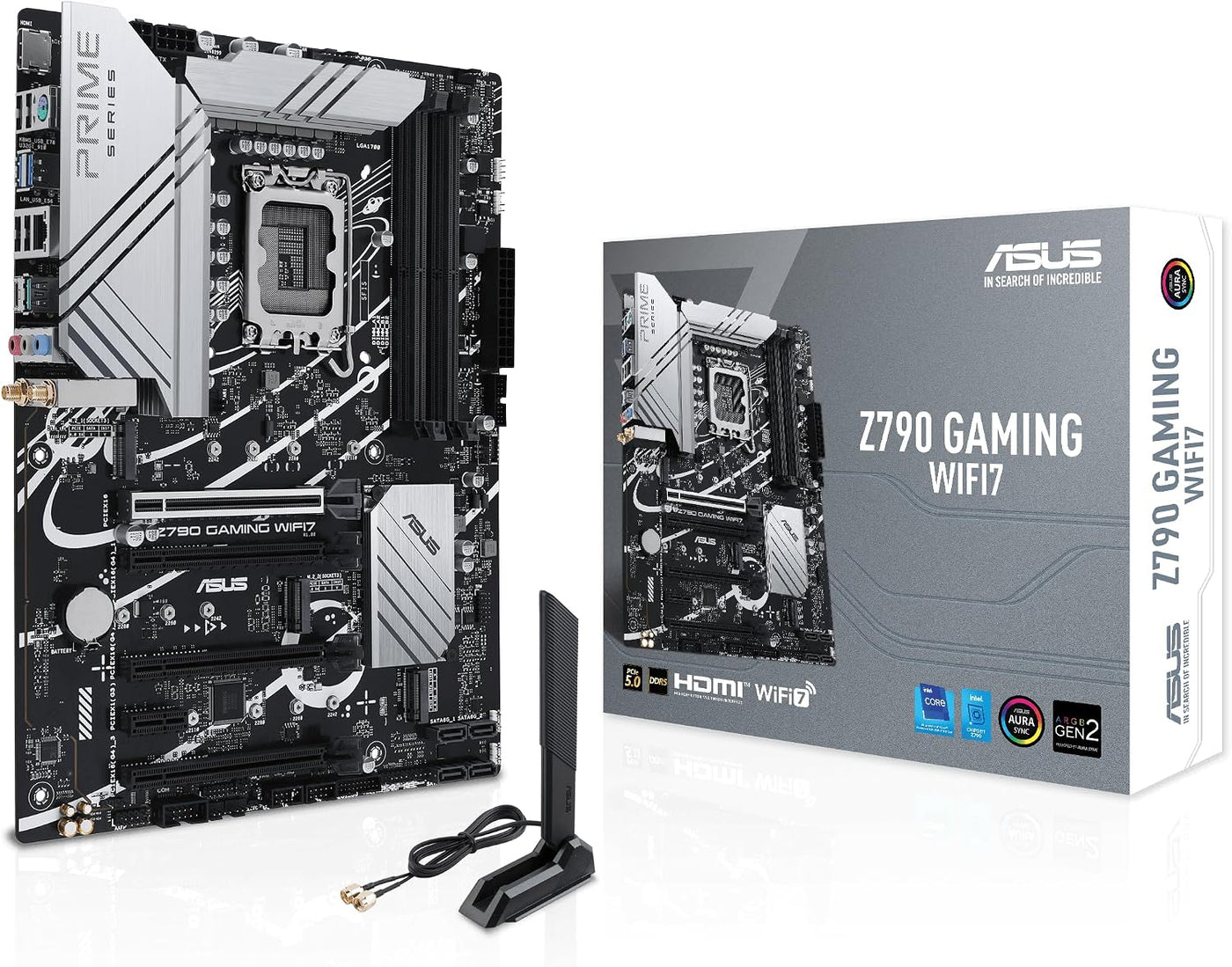 ASUS Z790 GAMING WIFI7 (LGA 1700) Placa base ATX con PCIe 5.0, tres...