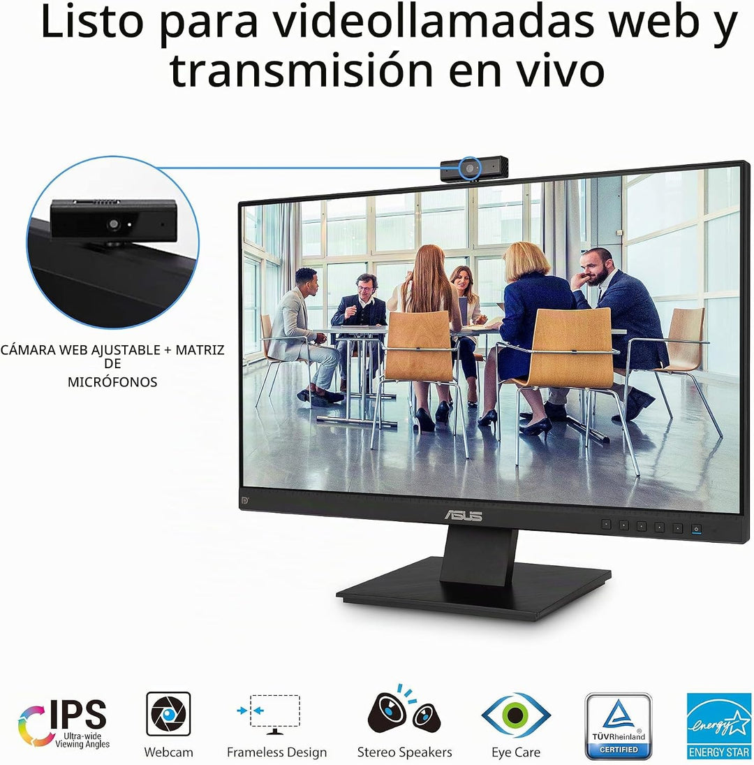 ASUS BE24EQK Monitor de negocios de 24 pulgadas con IPS Full HD 108...