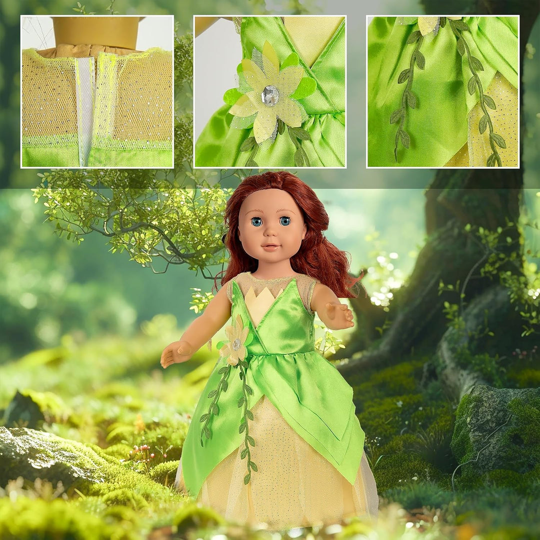 WONDOLL Accesorios de ropa para muñecas de 18 pulgadas, 6 piezas de...