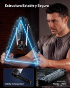 Merach Twister Entrenador de Antebrazos, 22-440 lb Potenciador Hidráulico de Fuerza | Expansor de Pecho Ajustable para Casa, Equipo de Fitness para Entrenamiento de Músculos del Hombro, Fortalecedor de Brazos para Ejercicio