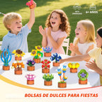 Paquete de 24 flores suculentas recuerdos de fiesta para niños 6+ juegos de