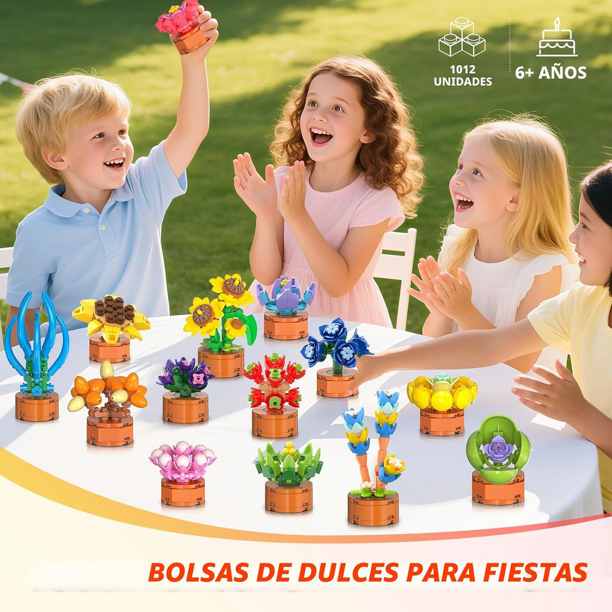 Paquete de 24 flores suculentas recuerdos de fiesta para niños 6+ juegos de
