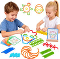 TINYLENS Montessori - Juego de palos y anillos